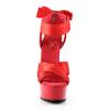 Pleaser - DELIGHT668 Plateau Fersen - Rot Product image